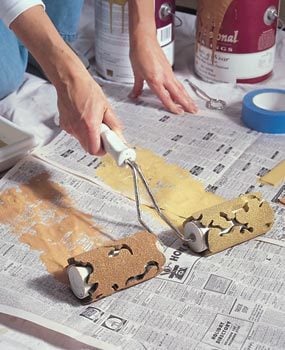 Dual-Roller Decorative Painting System
