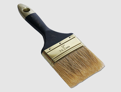 3 in. Wood Handle Bristle Paint Brush