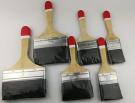 What does flat paint brush do?