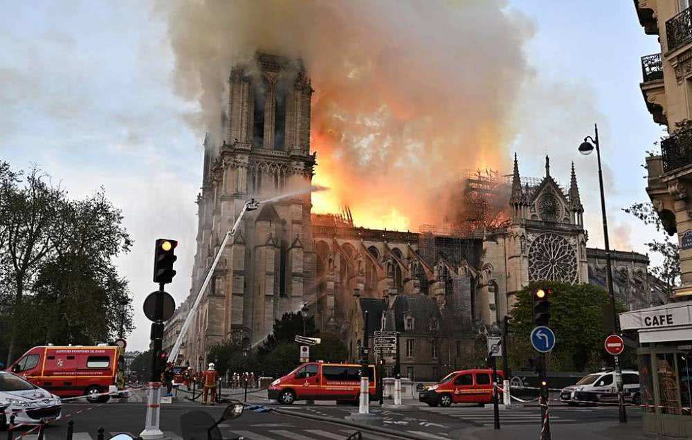 The Fire Of Notre Dame de Paris